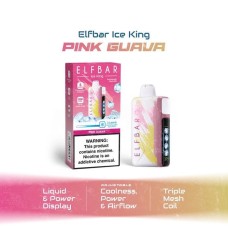Электронная сигарета Elf Bar Ice King Pink Guava (Розовая Гуава) 5% 30000 затяжек