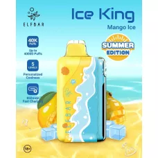 Электронная сигарета Elf Bar Ice King Mango Ice (Манго со льдом) 5% 40000 затяжек Электронная сигарета Elf Bar Ice King Mango Ice (Манго со льдом) 5% 40000 затяжек