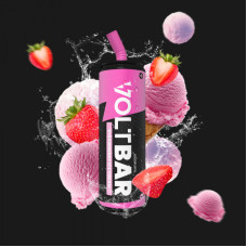 Электронная сигарета VOLTBAR Mini Strawberry Ice Cream (Клубничное мороженое) 5% 1500 затяжек