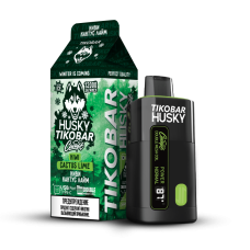 Электронная сигарета Husky Tikobar Сибирь Kiwi Cactus Lime (Киви Кактус Лайм) 2% 12000 затяжек