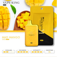 Электронная сигарета VAPEKING Zero Mad Mango (Манго) 3% 3000 затяжек