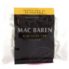 Фильтры для самокруток Mac Baren Slim 100 шт