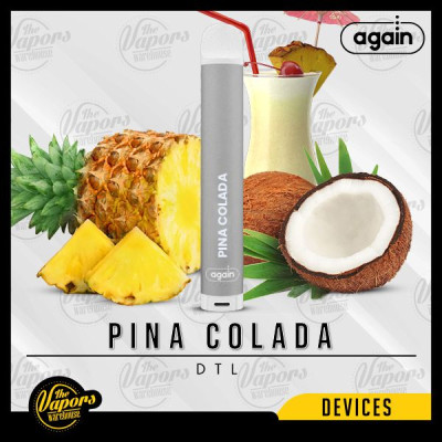 Электронная сигарета Again Pina Colada (Пина колада) 2% 500 затяжек