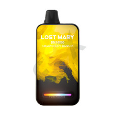 Электронная сигарета Lost Mary BM16000 Strawberry Banana (Клубника Банан) 2% 16000 затяжек