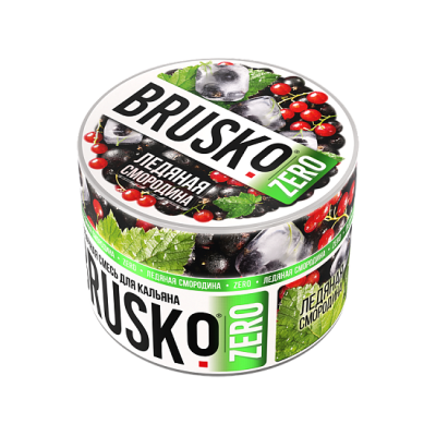 Табак для кальяна Brusko Zero Ледяная смородина 50 г