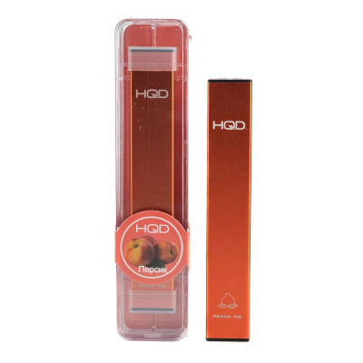 Электронная сигарета HQD Ultra Stick Peach Ice (Персик) 2% 500 затяжек