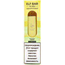 Электронная сигарета Elf Bar NC1800 Banana Milk (Банановое Молоко) 2% 1800 затяжек