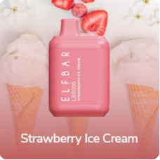 Электронная сигарета Elf Bar BC3000 Strawberry Ice Cream (Клубничное мороженное) 2% 3000 затяжек