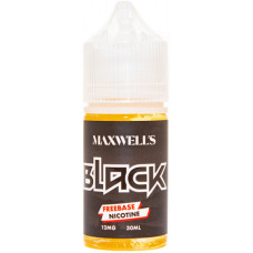 Жидкость Maxwells FREEBASE 30 мл BLACK 12 мг/мл Терпкий табак