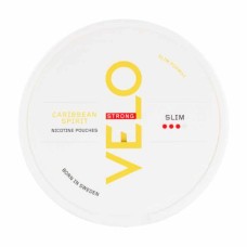 Снюс Velo Caribbean Spirit Strong 10 мг/г (бестабачный, тонкий)