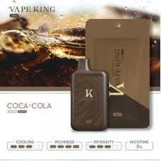 Электронная сигарета VAPEKING Zero Coca-Cola (Кока-Кола) 3% 3000 затяжек