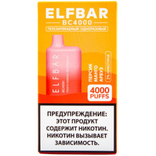 Электронная сигарета Elf Bar BC4000 Peach Mango Watermelon (Персик Манго Арбуз) 2% 4000 затяжек