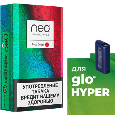 Стики Glo NEO DEMI Ruby Boost ТОЛСТЫЕ