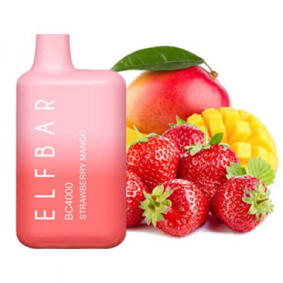 Электронная сигарета Elf Bar BC3000 Strawberry Mango (Клубника Манго) 2% 3000 затяжек