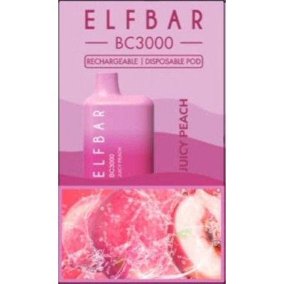 Электронная сигарета Elf Bar BC3000 Juicy Peach (Сочный Персик) 2% 3000 затяжек