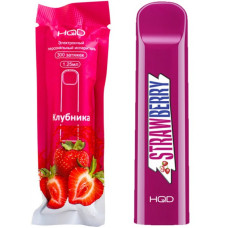 Электронная сигарета HQD Cuvie Strawberry (Клубника) 2% 300 затяжек