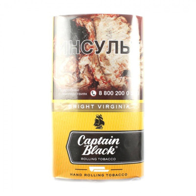 Табак для самокруток Captain Black Bright Virginia 30г