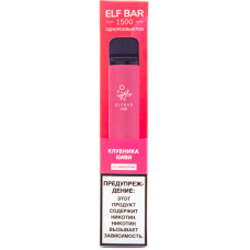 Электронная сигарета Elf Bar 1500 Strawberry Kiwi (Клубника Киви) 2% 1500 затяжек