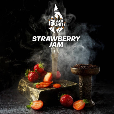 Табак для кальяна Black Burn Strawberry Jam (Клубничный джем) 100 г