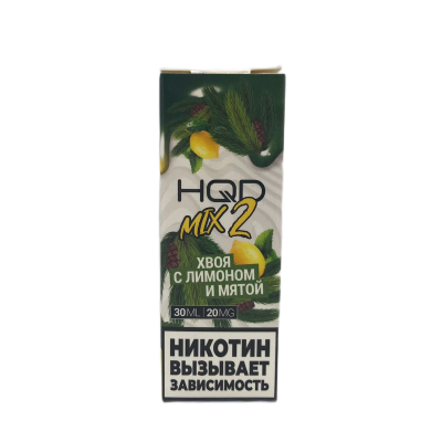 Жидкость HQD MIX IT 2.0 30ml 20mg Хвоя с лимоном и мятой