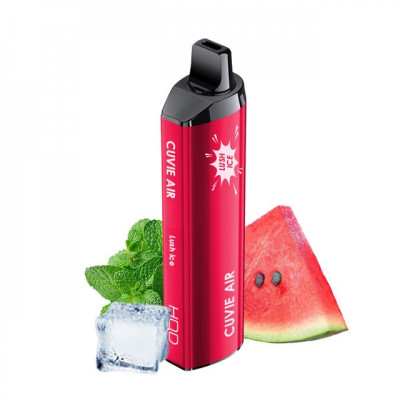 Электронная сигарета HQD Cuvie AIR Lush Ice (Арбуз) 2% 4000 затяжек