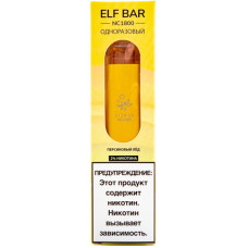 Электронная сигарета Elf Bar NC1800 Peach Ice (Персиковый Лед) 2% 1800 затяжек