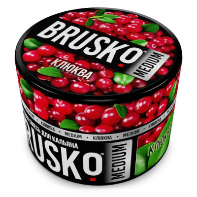 Табак для кальяна BRUSKO Medium Клюква 50гр