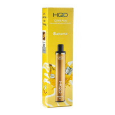 Электронная сигарета HQD Cuvie Plus Banana Ice (Банана) 2% 1200 затяжек