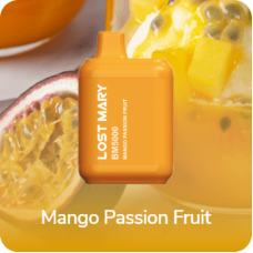 Электронная сигарета Lost Mary BM5000 Mango Passion Fruit (Манго Маракуйя) 2% 5000 затяжек