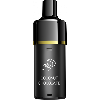 Картридж HQD LUX Coconut Coconut Chocolate (Кокос и шоколад) 2% 1500 затяжек