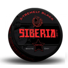 Снюс Siberia -80 Degrees Black Edition White Dry 13gr/ 43 mg/g