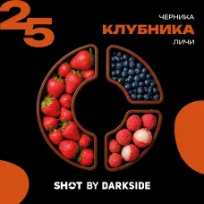 Табак для кальяна Darkside Shot 25 (Клубника Черника Личи) 25 г Табак для кальяна Darkside Shot 25 (Клубника Черника Личи) 25 г
