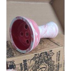 Чаша для кальяна Vintage Bowl красный мрамор