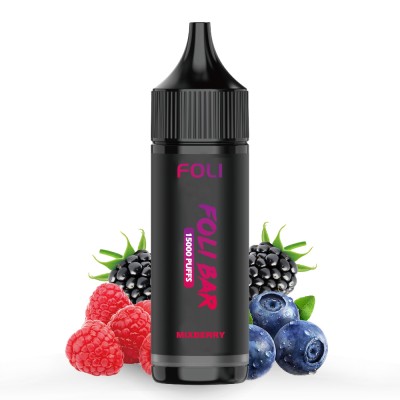 Электронная сигарета FOLI BAR Mixberry (Ягодный микс) 3% 15000 затяжек
